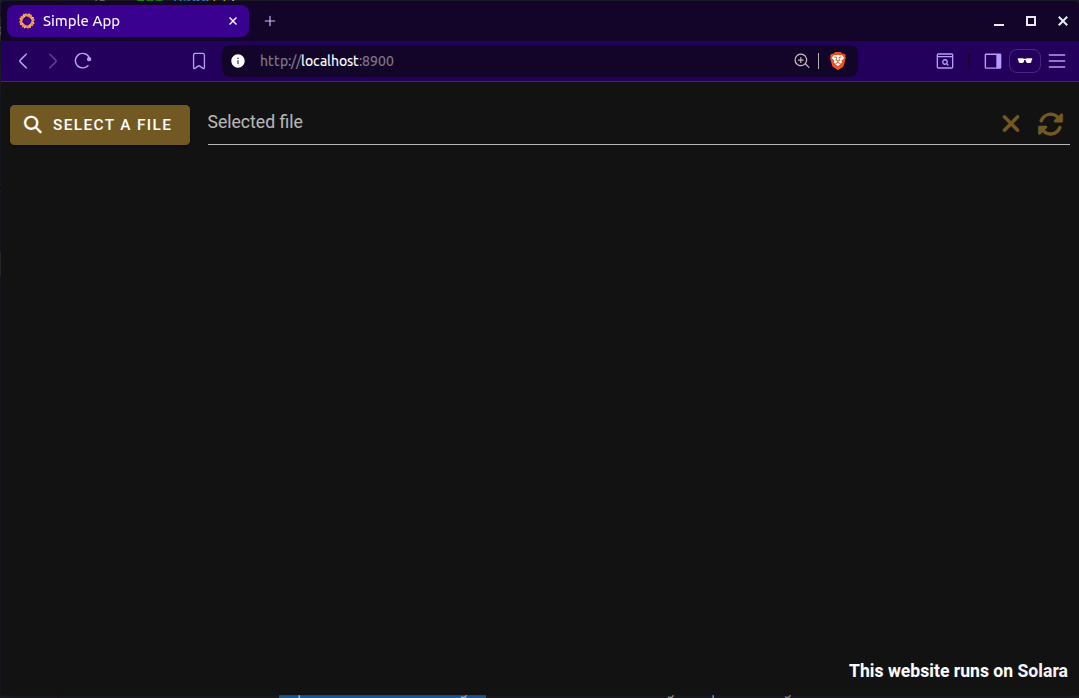 simple solara app screenshot