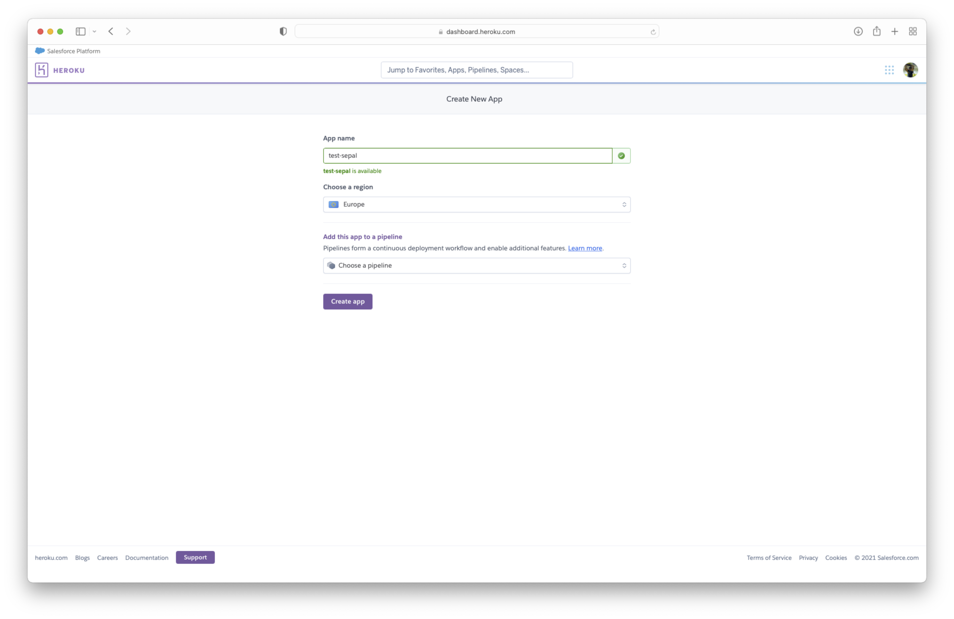 heroku init